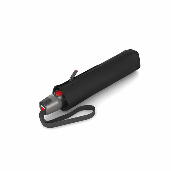 Knirps -  T.200 medium duomatic black with black coating