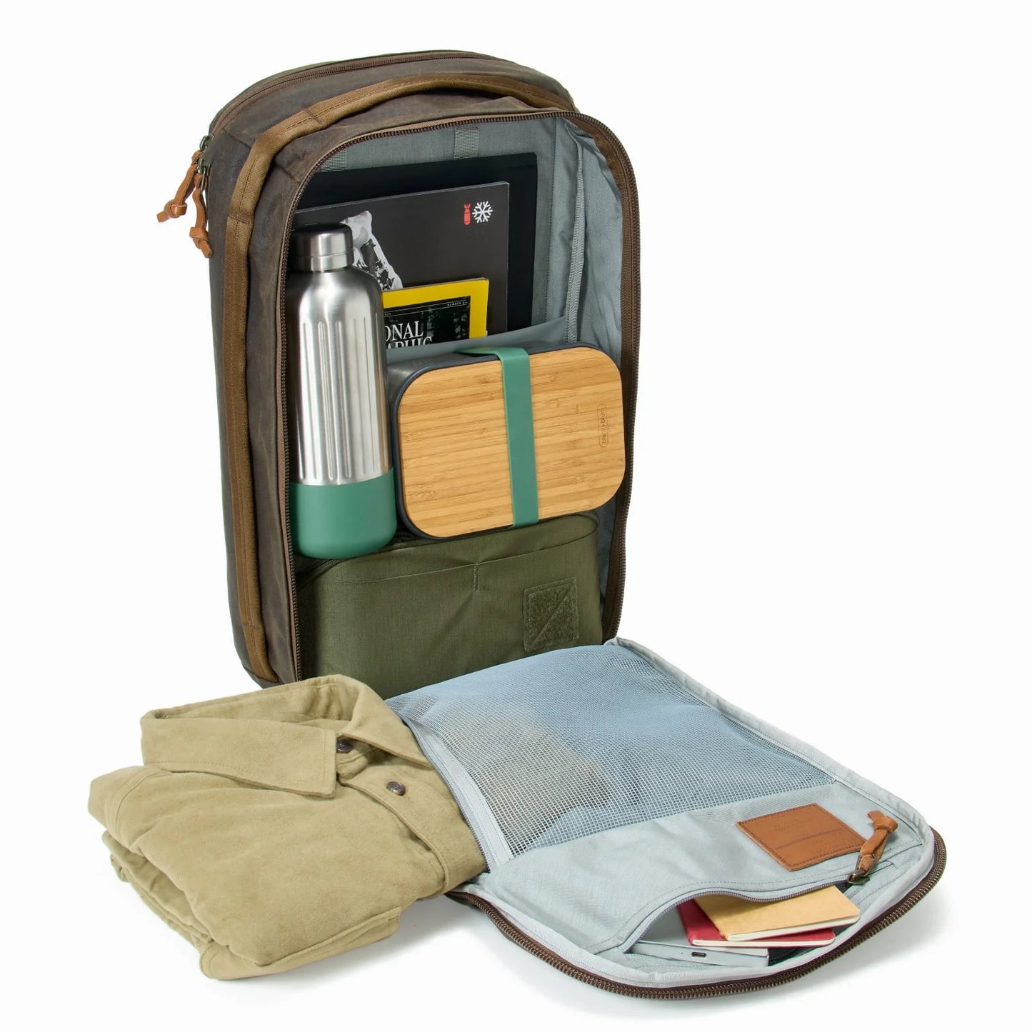 Evergoods - Civic Panel Loader 24L - Waxed Tan