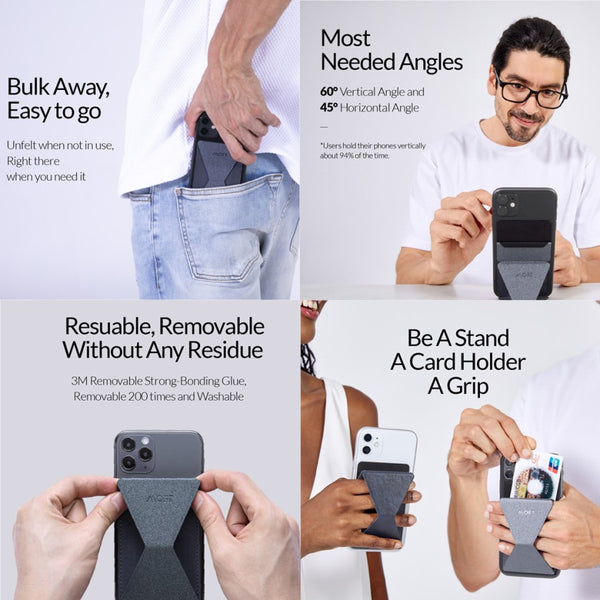 Moft - X Phone Stand (Adhesive Phone Stand & Wallet Movas)