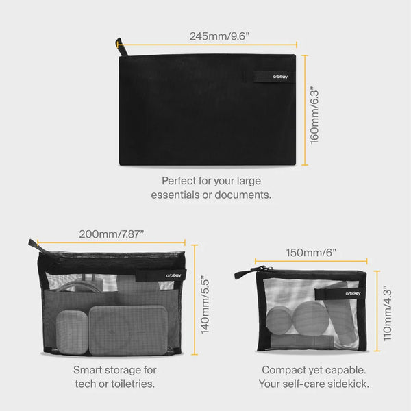 Orbitkey - Essentials Pouch Trio