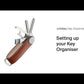 Orbitkey - Saffiano Leather Key Organiser